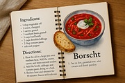 40 Watercolor Food Clipart, an Illustration by GeoWander (Thumbnail 5 of 5)