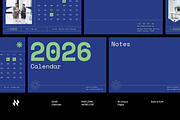 Modern Blue Calendar, a Stationery Template by Neermana (Thumbnail 1 of 4)