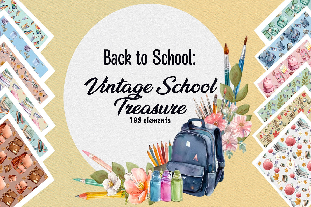 Back To School: Vintage School, an Illustration by Amarawolf's Art (Photo 1 of 20)
