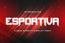 Esportiva - Sporty Display Font