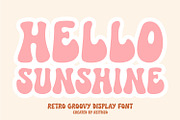 Retro Sunday - Retro Groovy Font, a Handwritten Font by Keithzo (Thumbnail 3 of 8)
