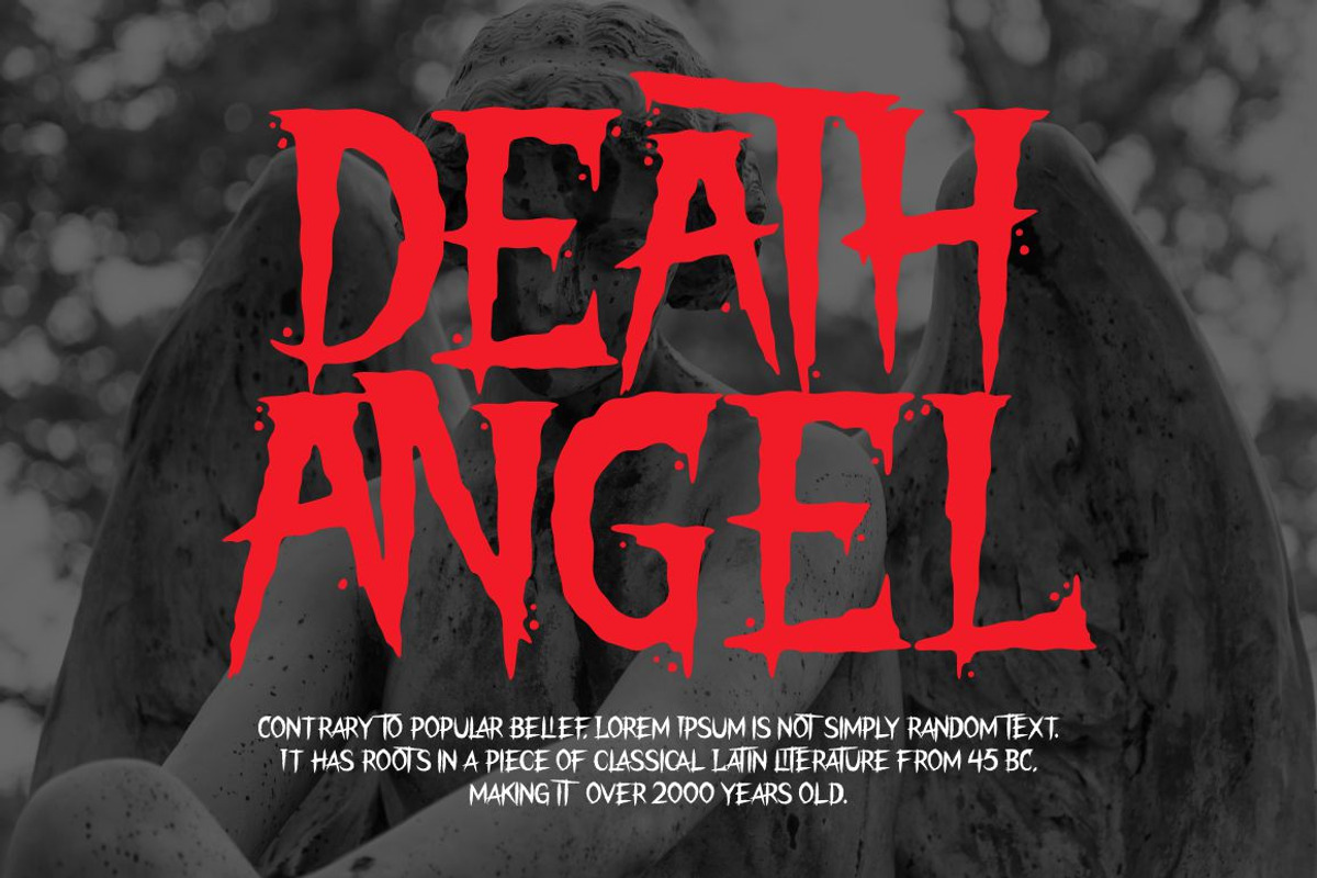 The Night Lamp - Halloween Font, a Font by PutraCetol Studio (Photo 5 of 11)