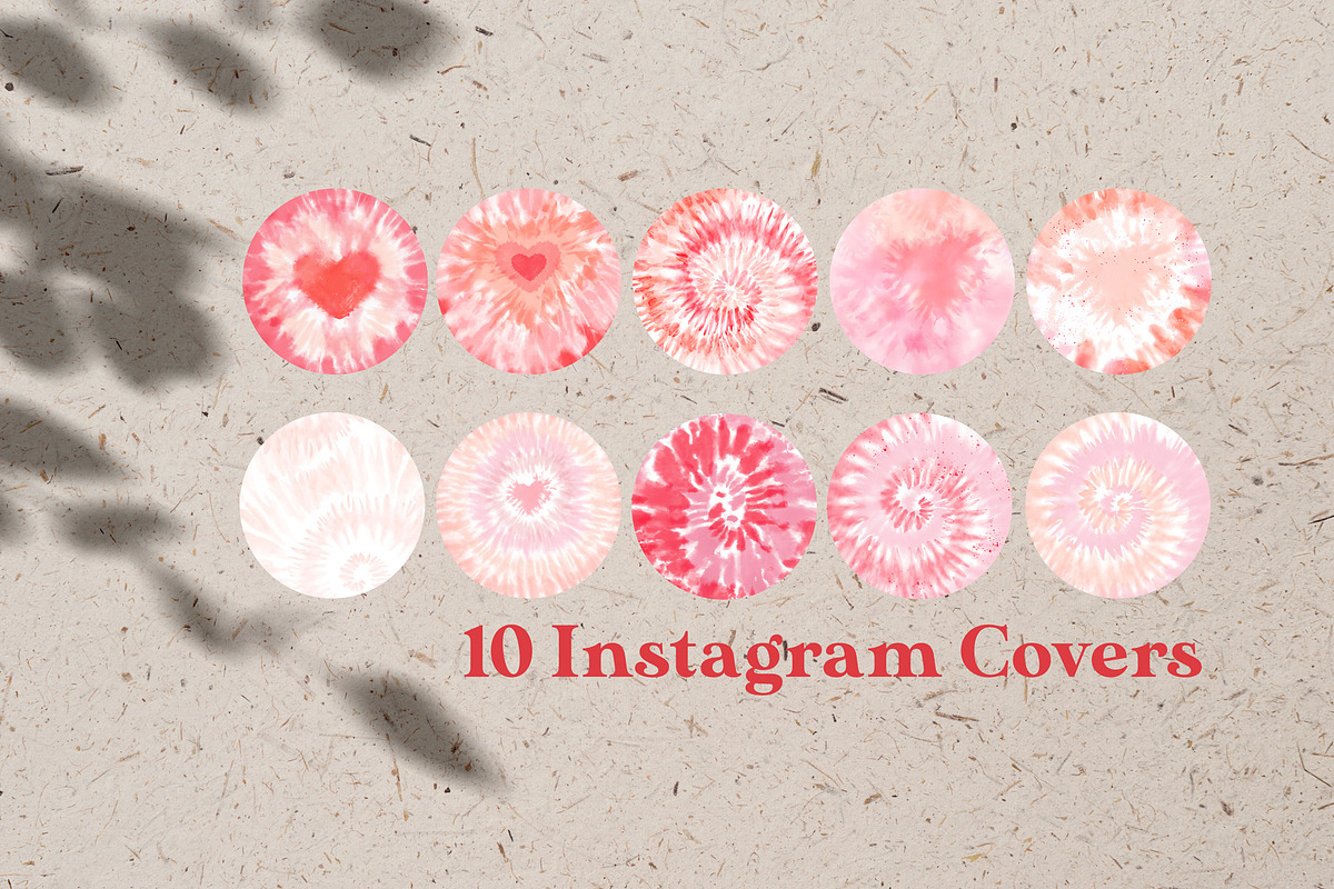 Tie-Dye Valentine's Day Card, a Pattern Graphic by The Gypsy Goddess (Photo 3 of 8)
