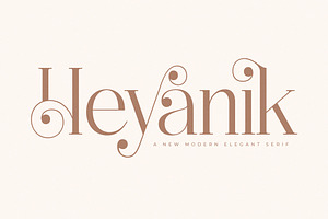 Heyanik New Modern Elegant Serif