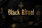 Black Ritual – Gothic Blackletter, a Blackletter Font by Wow Magic (Thumbnail 1 of 4)