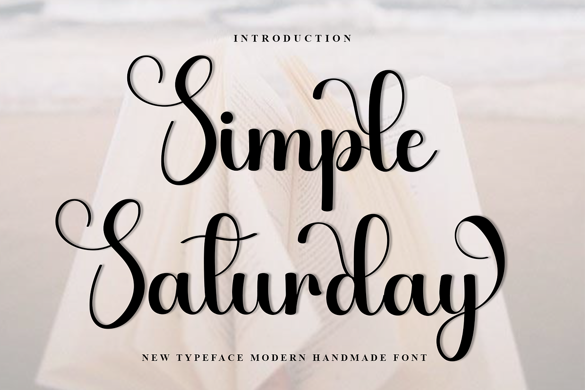 Simple Saturday, a Handwritten Font by FreshTypeINK (Photo 1 of 8)