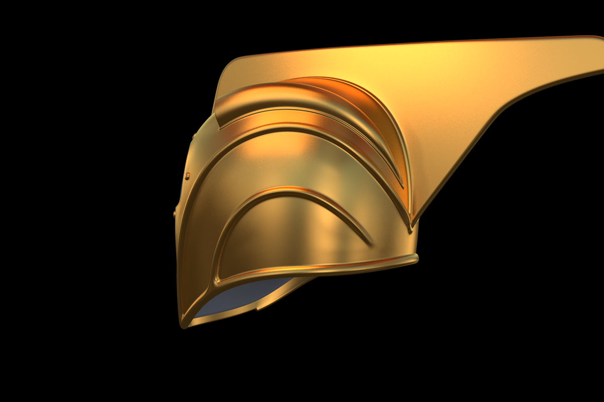 Rocketeer Helmet, a Characters & Person 3D Model by Olives (Photo 7 of 20)