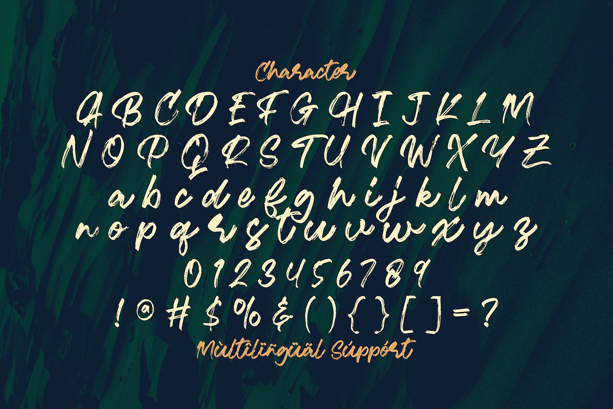 Ramez - Textured Brush Font, a Script Font by StringLabs (Photo 12 of 13)
