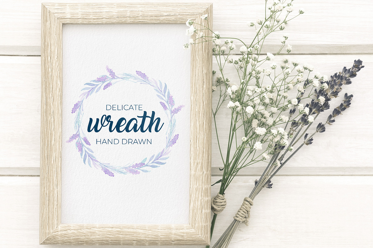 Delicate Watercolor Floral Graphics, an Illustration by RV Zarpelon (Photo 5 of 8)