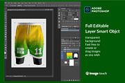 Short Sweatpants Mockup, a Shirt Mockup by image touch (Thumbnail 8 of 10)