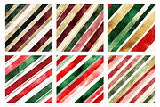 Christmas Stripes Digital Paper, a Pattern Graphic by SinaCreation (Thumbnail 2 of 5)
