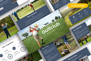 Golfclub – Sports Google Slide, a Presentation Template by kreatifreya (Thumbnail 1 of 5)