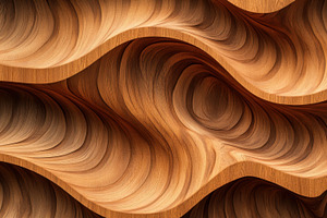 Artistic wooden texture with waves, a Photo by Beautiful things