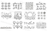 Cartoon plants and flowers set, an Illustration by Bubert Art (Thumbnail 4 of 5)