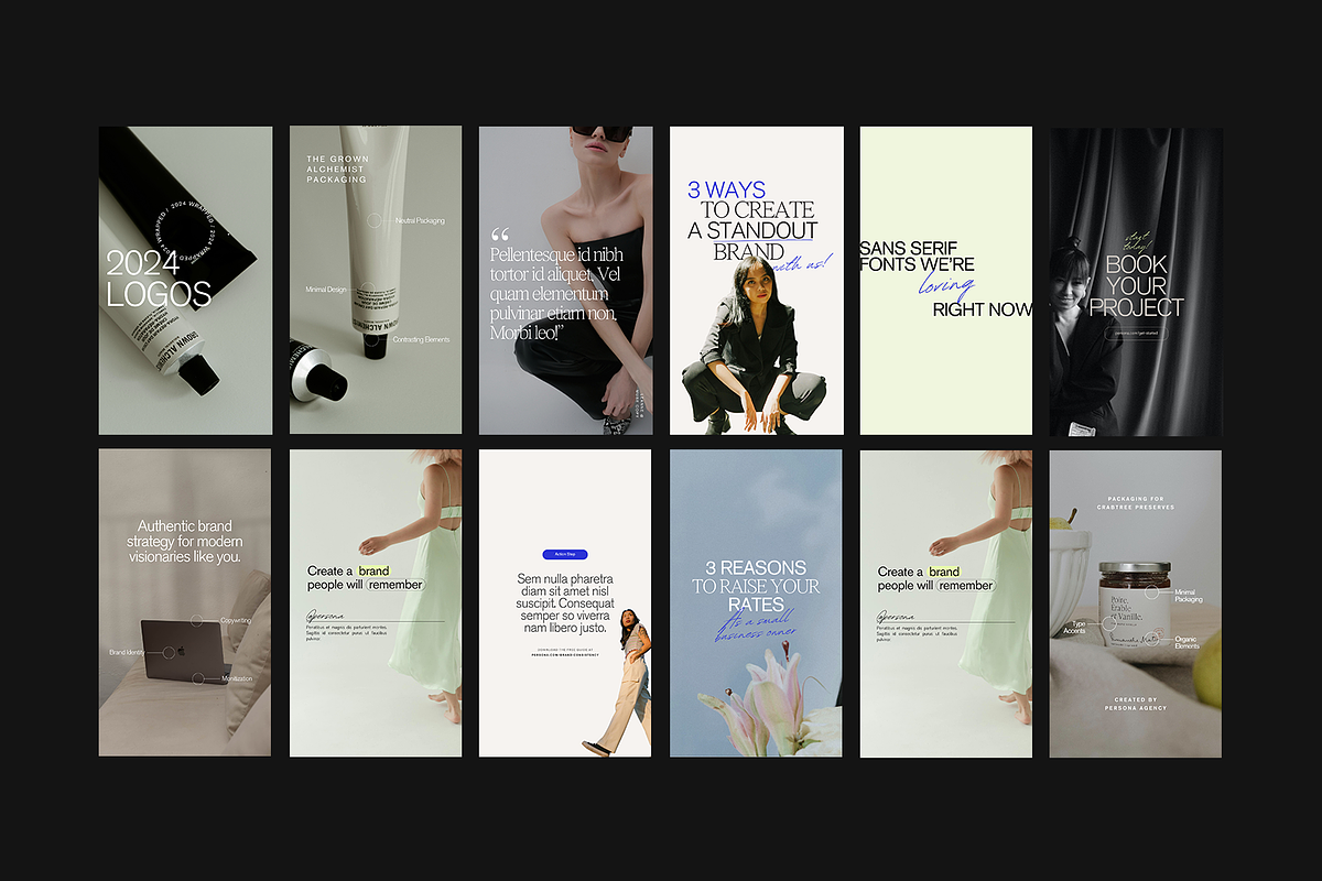 Canva: Agency Social Media Templates, a Social Media Template by The Styled Square (Photo 5 of 7)