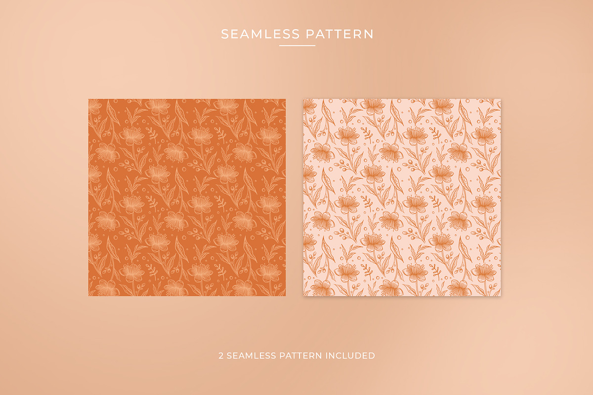 Peach Floral Wedding Templates, a Print Template by Shwet Art (Photo 10 of 10)