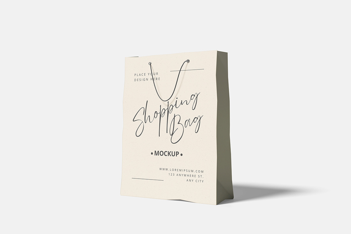 Shopping Bag Mockup, a Product Mockup by Indah (Photo 2 of 6)