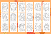 Autumn coloring book, a Seasonal Illustration by Line Store (Thumbnail 3 of 4)