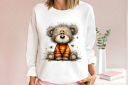 Whimsical Honey Bear Clipart Bundle, a Seasonal Illustration by Canvas Craft (Thumbnail 6 of 10)