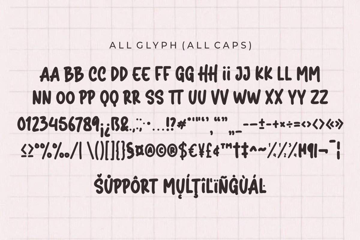 Lovely Valentine Display Font, a Handwritten Font by UInstrument (Photo 8 of 10)