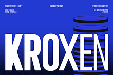 Kroxen - Condensed Font Family