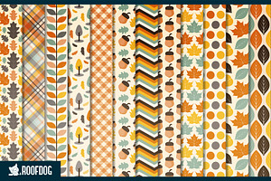 Fall Foliage Digital Paper