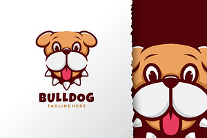 Bulldog Logo Design Vector Template, a Branding & Logo Template by alanwarstd