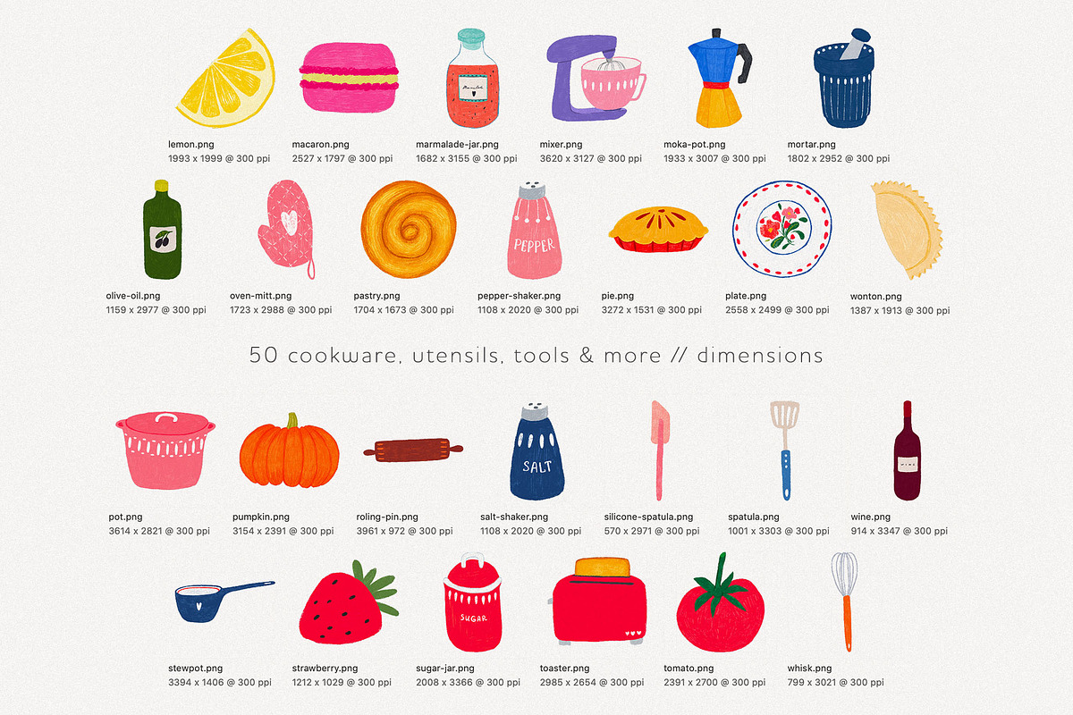 Kitchen Cookware, Utensils & More, an Illustration by likorbut (Photo 4 of 5)
