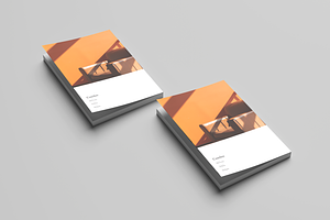 A4 Bifold Brochure Mockup Bundle 20