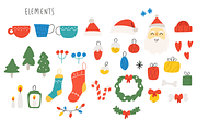 Christmas woof. Cute dogs collection, an Animal Illustration by cutelevindesign (Thumbnail 5 of 16)