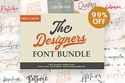 The Font Bundle For Graphic Designer, a Sans Serif Font by Vultype Co. (Thumbnail 1 of 23)