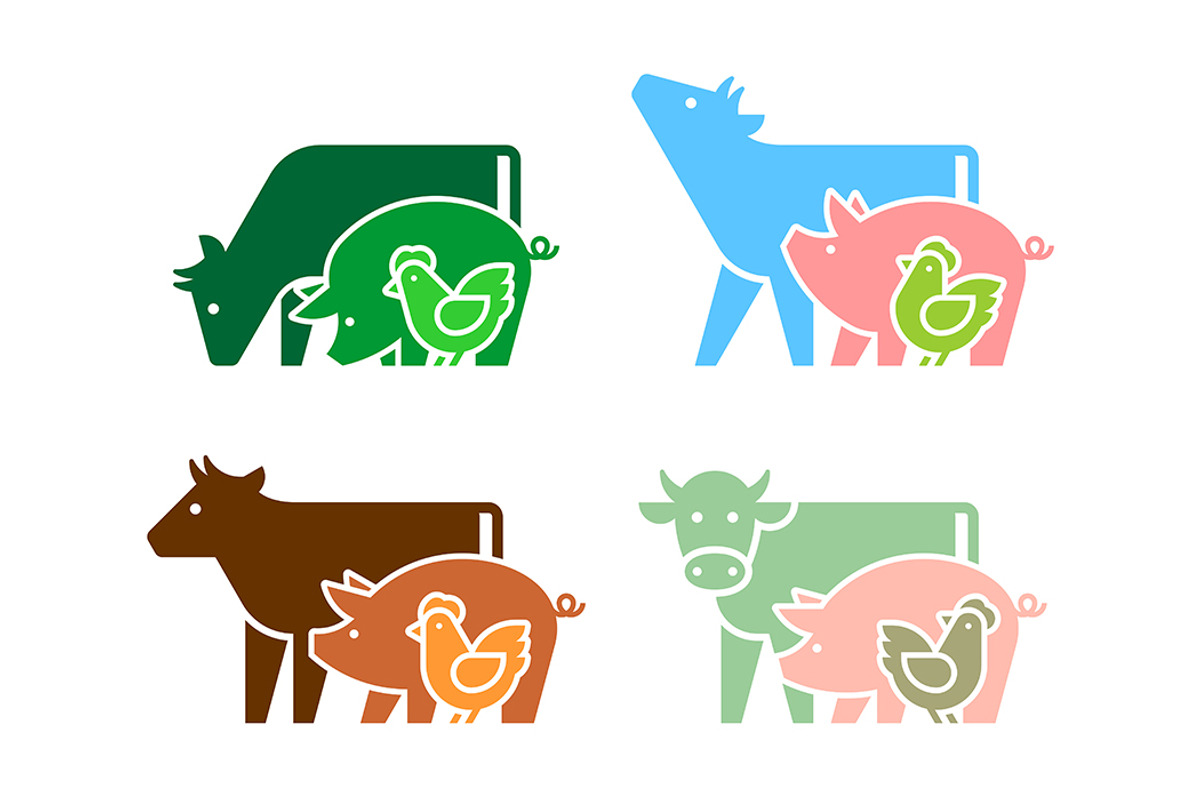 Farm animals logo, a Graphic by NataliiaVolyk (Photo 3 of 6)