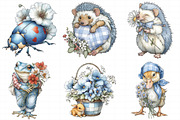 Whimsical Spring Gingham Clipart, an Illustration by Daily.Designs (Thumbnail 3 of 8)