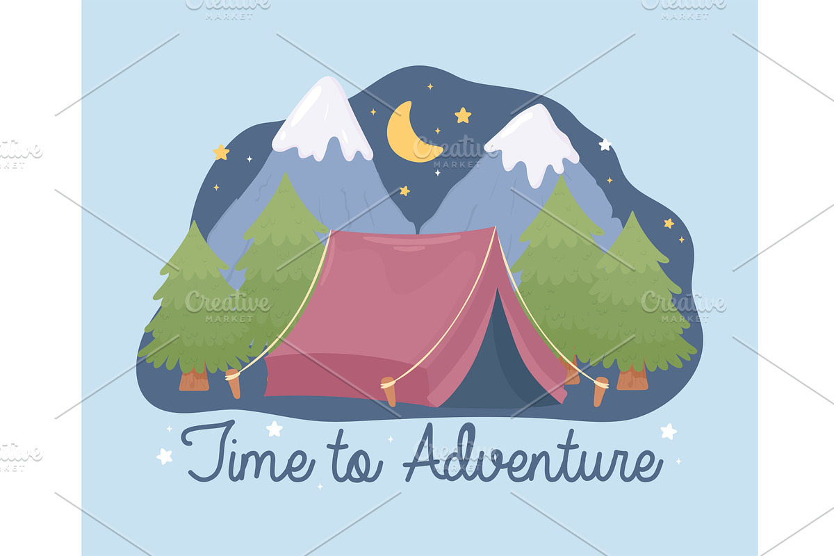 time to adventure, an Illustration by studiogstock