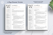 Modern Resume Template | CV Design, a Resume Template by The Art of Resume (Thumbnail 4 of 8)