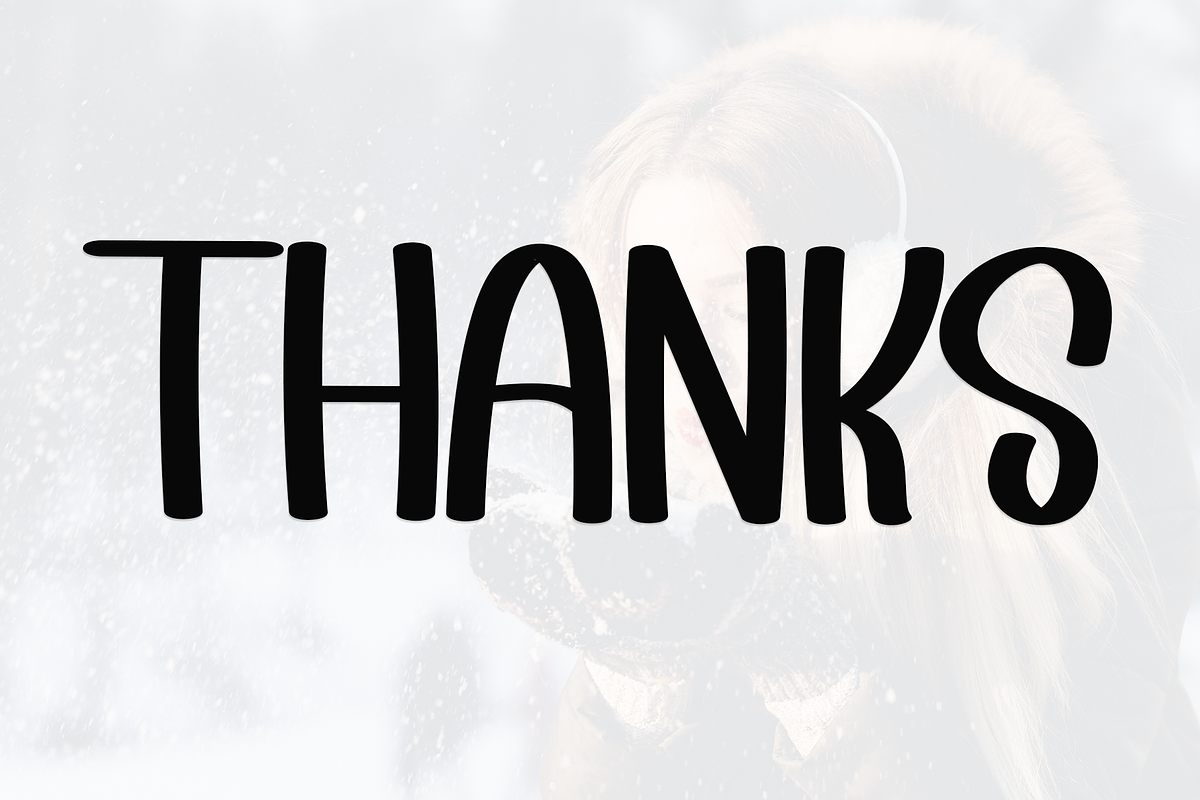 Beauty Snowing, a Sans Serif Font by FreshTypeINK (Photo 6 of 8)