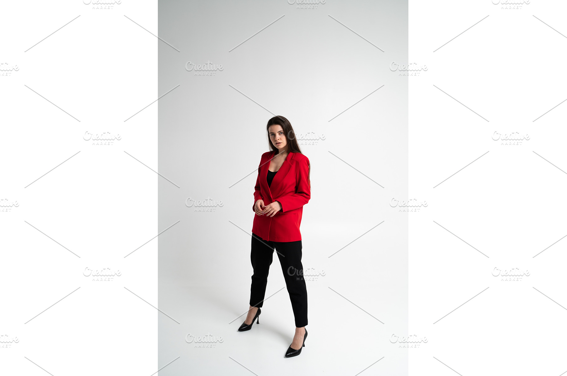 Young businesswoman posing in a, a Business Photo by volodymyrshtun13795