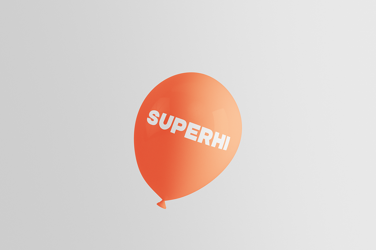 SuperHi Typeface, a Sans Serif Font by George Gonz (Photo 5 of 5)