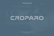 Croparo - Modern Display Typeface, a Serif Font by garismantra (Thumbnail 1 of 4)