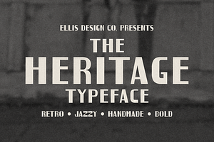 Heritage Retro Typeface