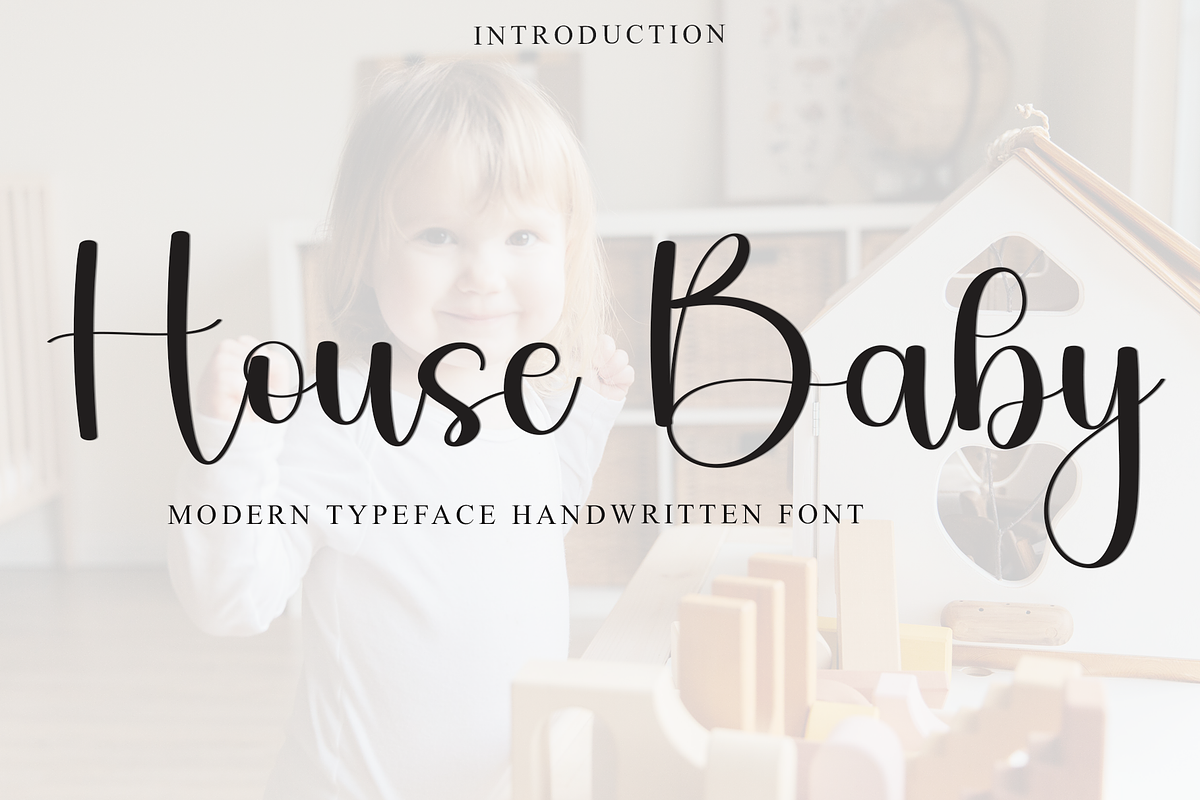 House Baby, a Handwritten Font by InermediaSTUDIO (Photo 4 of 8)