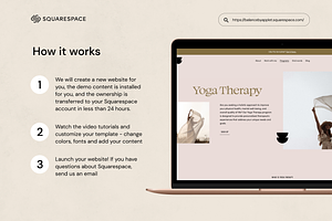 Squarespace Template: Balance