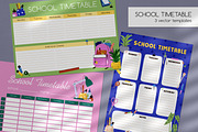 School timetable, lessons schedule, an Education Illustration by Good Studio (Thumbnail 1 of 6)