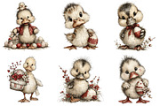 Cute Easter Ducks Clipart, a Graphic by CitraGraphics (Thumbnail 2 of 5)