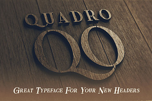 Quadro - Display Font