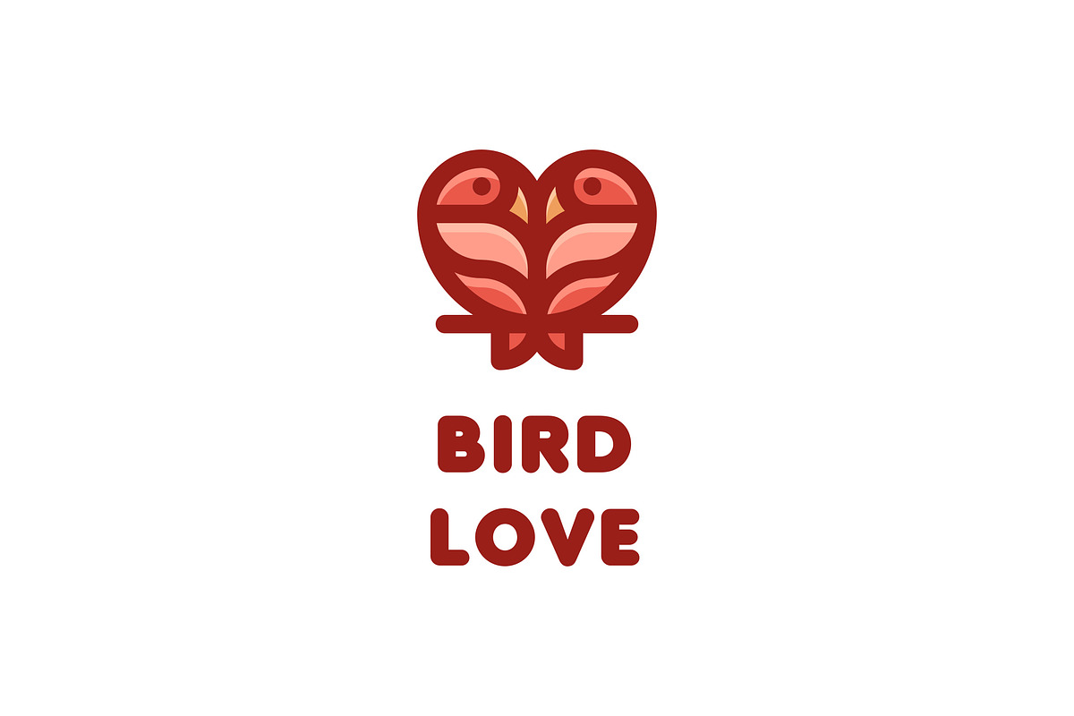 Bird Love Logo, a Branding & Logo Template by Last Spark (Photo 1 of 7)