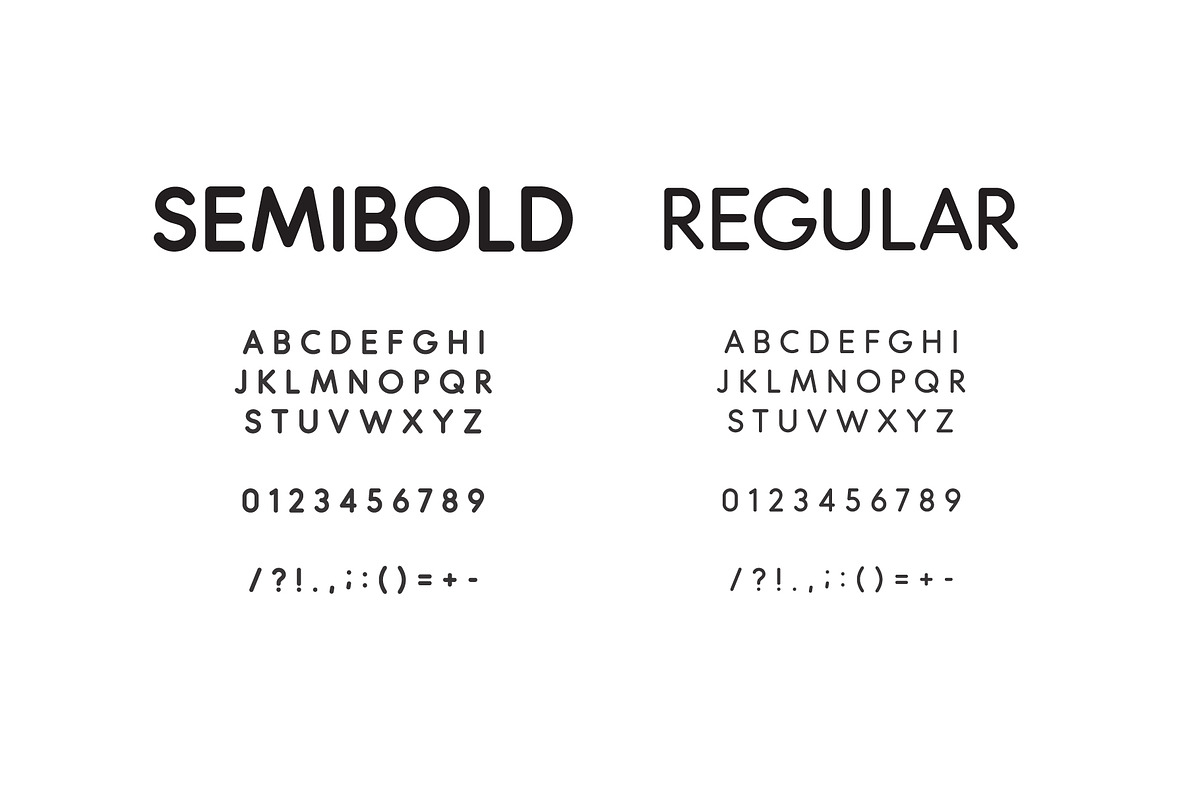 Rounded Font preview 5