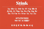 Stink / Bold Serif Font, a Serif Font by Kleffont Studio (Thumbnail 7 of 8)