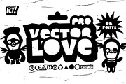 Vector Love Pro, a Symbol Font by Rodrigo Typo (Thumbnail 1 of 10)
