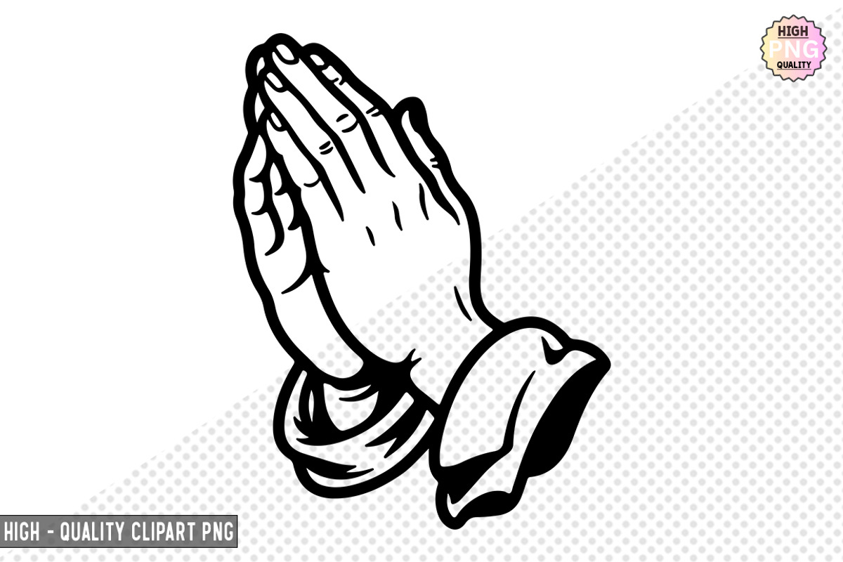 Praying Hands SVG Bundle, a Graphic by crative8112 (Photo 2 of 3)